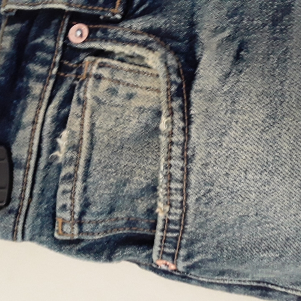 Free People Stella High Waist Raw Hem Skinny Jeans 25 - Picture 10 of 16